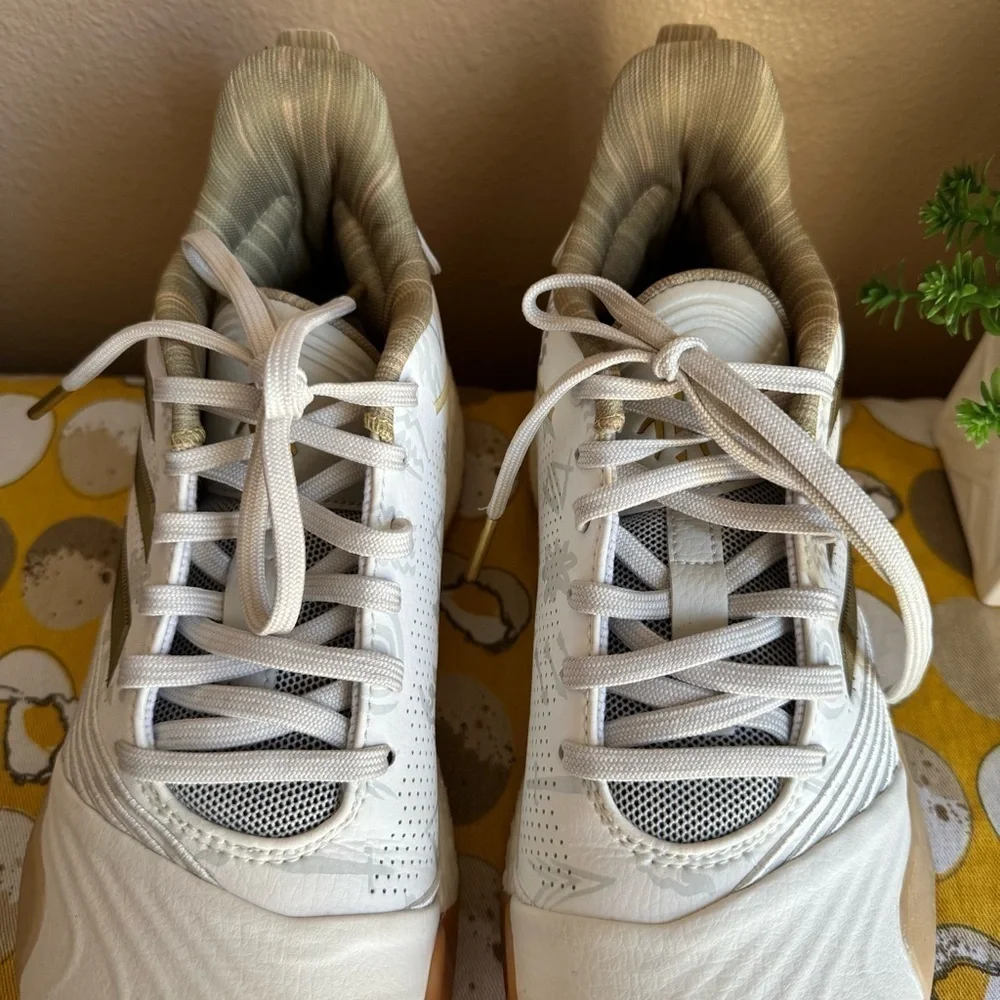 Adidas T-Mac Millennium White Gold sneakers size US 7